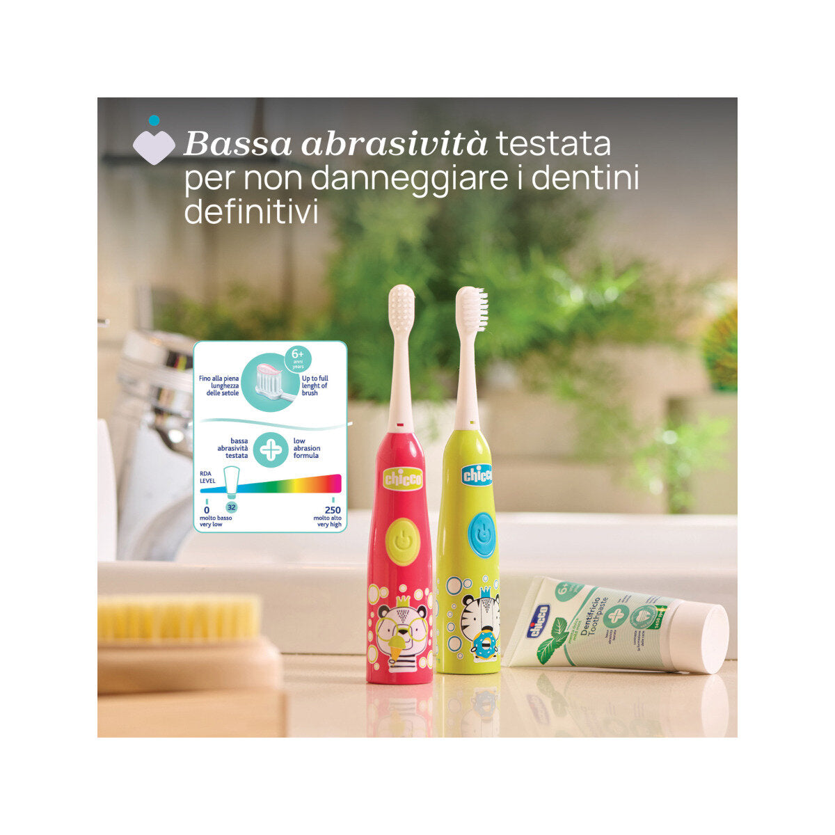 Chicco Dentifricio 6+ Anni Gusto Menta Dolce 50ml-3