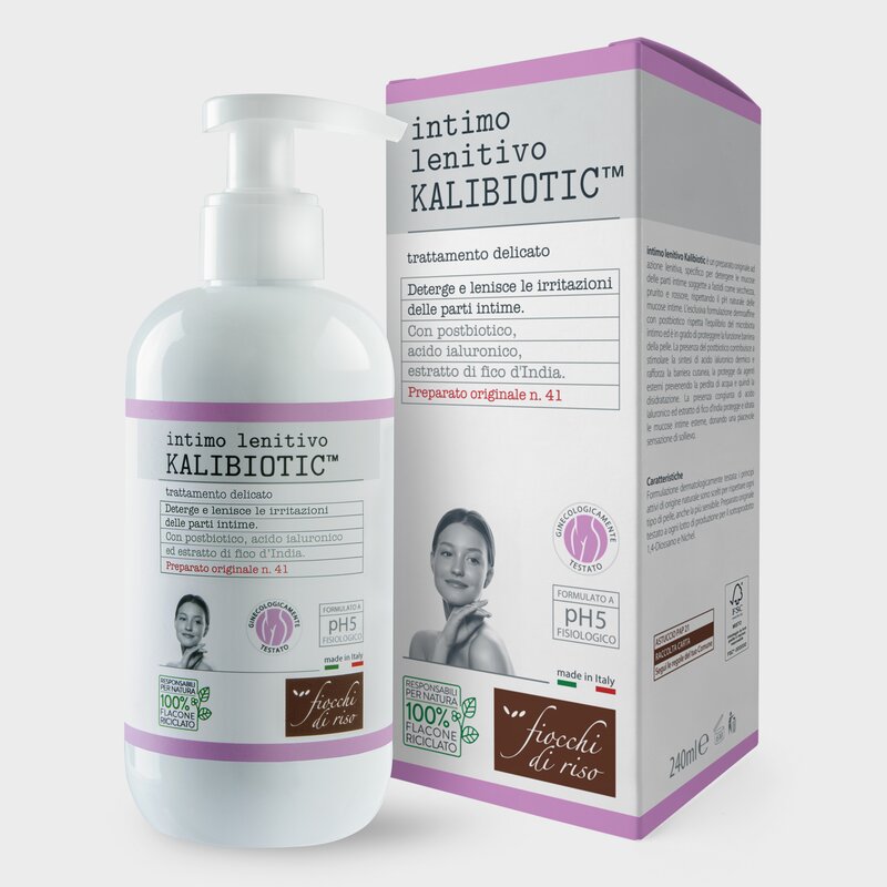 Fiocchi Di Riso Intimo Lenitivo Kalibiotic Ph 5 Fisiologico 240ml-1