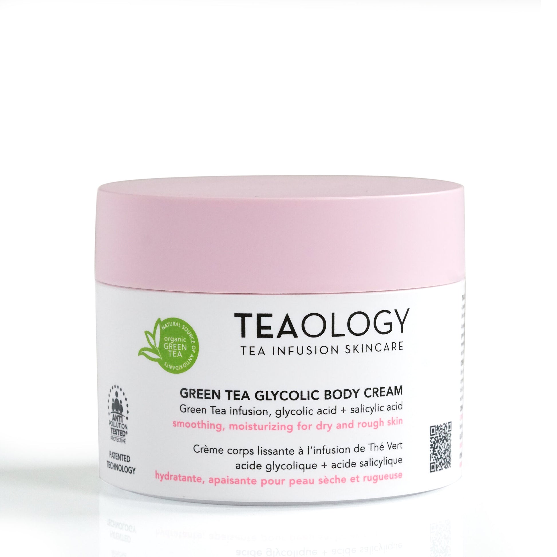 Teaology Green Tea Glycolic Body Cream 260ml-2