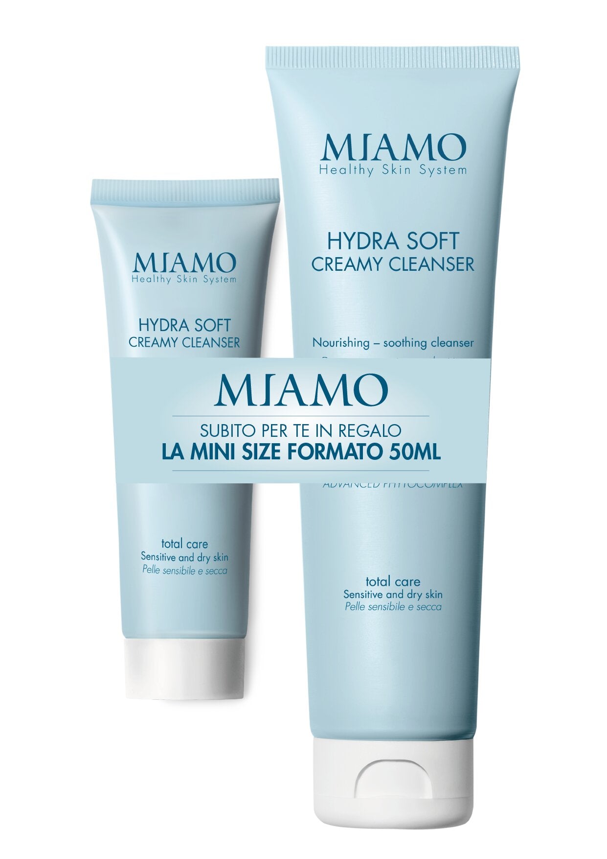 Miamo Hydra Soft Creamy Cleanser Crema Detergente Viso 150ml + 50ml-1