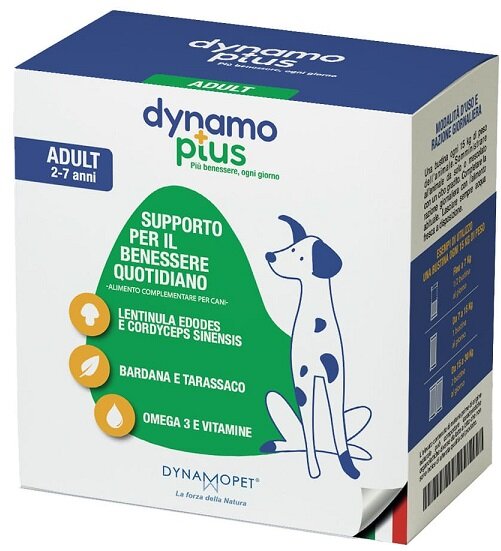 Dynamoplus Alimento Complementare Per Il Benessere Quotidiano Per Cani Adulti 30 Bustine-1