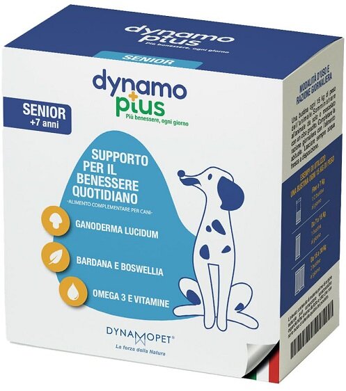 Dynamoplus Alimento Complementare Per Il Benessere Quotidiano Per Cani Senior 30 Bustine-1