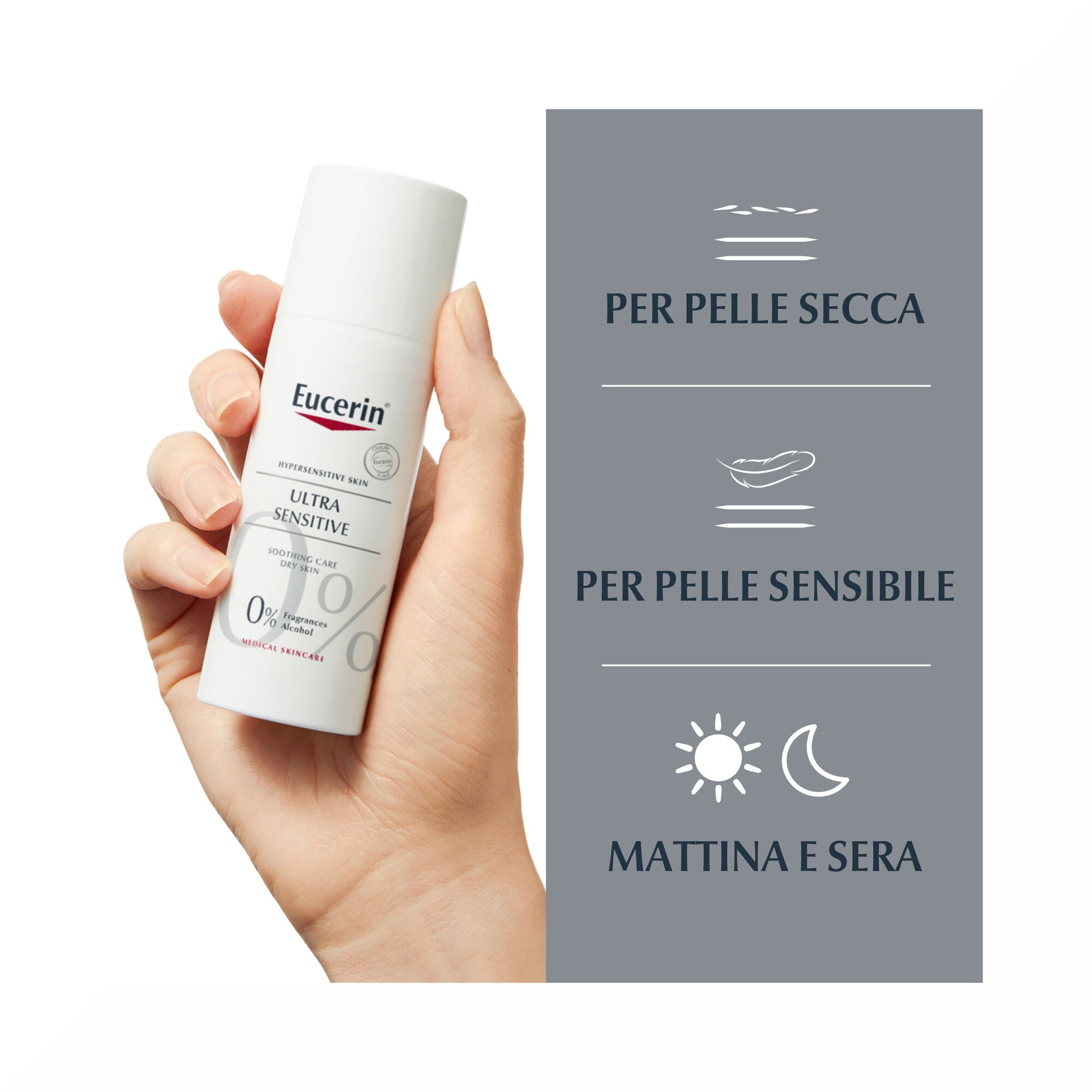 Eucerin Ultrasensitive Trattamento Lenitivo Pelle Secca 50ml-3