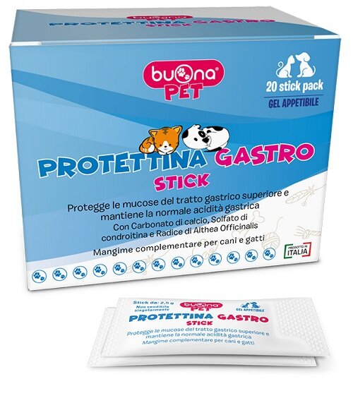Buona Pet Protettina Gastro 20 Stick Gel Appetibile-1