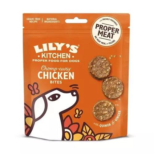 Lily's Kitchen Chomp-Away Chicken Bites Dog 70g-1