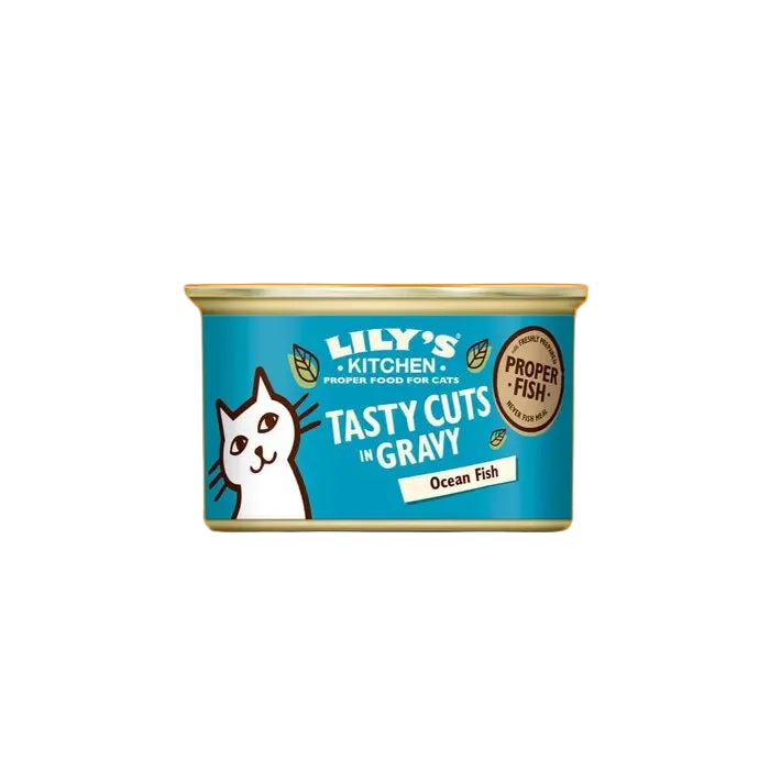 Lily's Kitchen Ocean Fish Tasty Cuts in Gravy Cat 85g-1