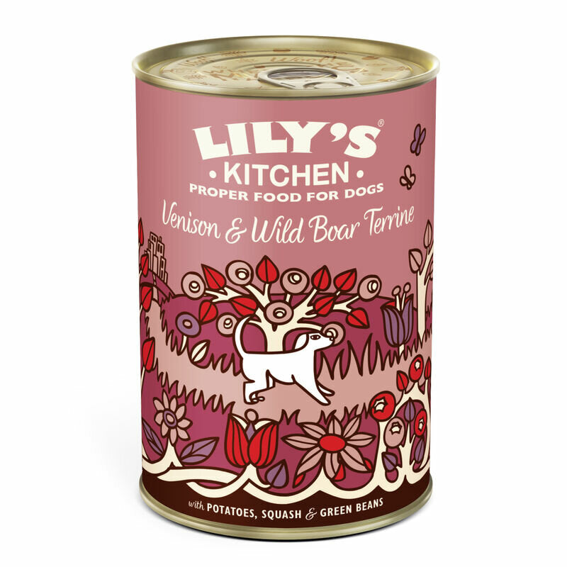 Lily's Kitchen Venison & Wild Boar Terrine Adult Dog 400g-1