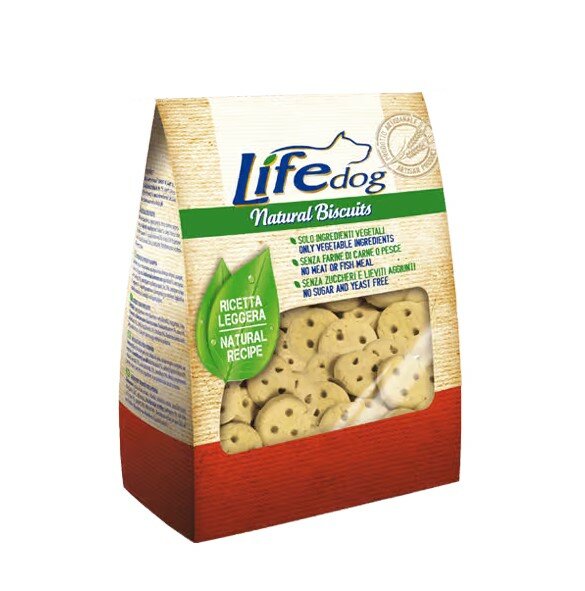 Life Pet Care Biscotti Naturali Per Cani A Forma Di Bottoni Gusto Vaniglia 500g-1