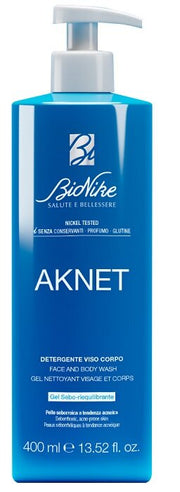 Bionike Aknet Gel Detergente Purificante Viso e Corpo 400ml-1