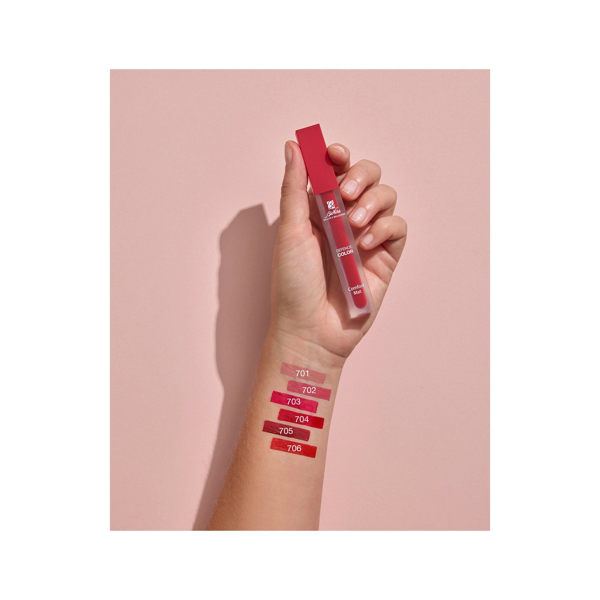 Bionike Defence Color Comfort Mat Rossetto Liquido 4,5ml N.702 Rose Macaron-2