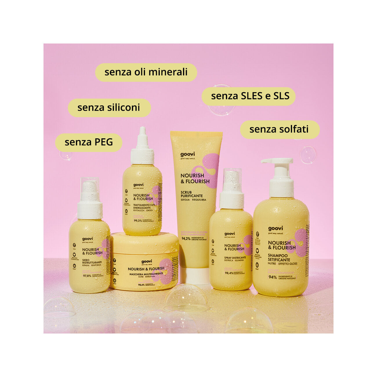Goovi Nourish & Flourish Trattamento Cute Energizzante 100ml-4