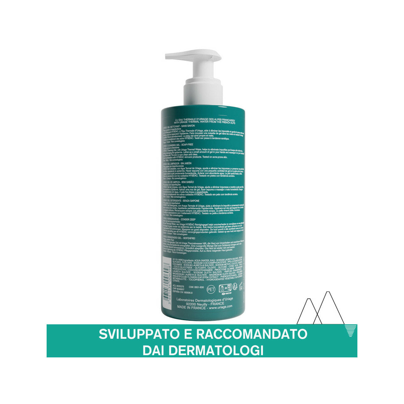 Uriage Hyséac Gel Detergente 500ml-1