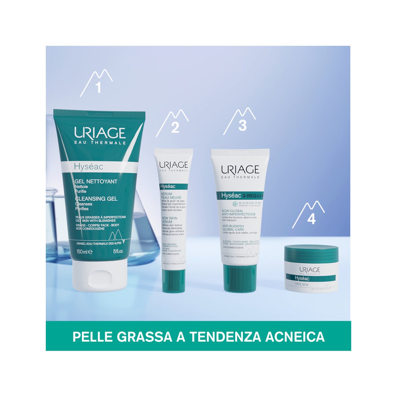 Uriage Hyséac Gel Detergente 150ml-6