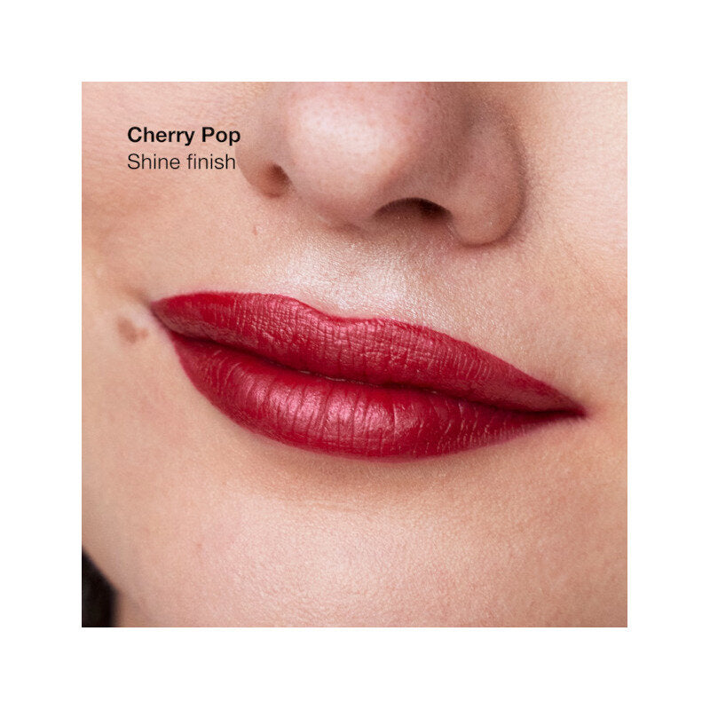 Clinique Pop Longwear Lipstick Rossetto Shine Cherry-3