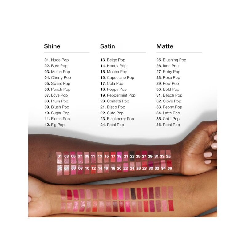 Clinique Pop Longwear Lipstick Rossetto Matte Blushing-5