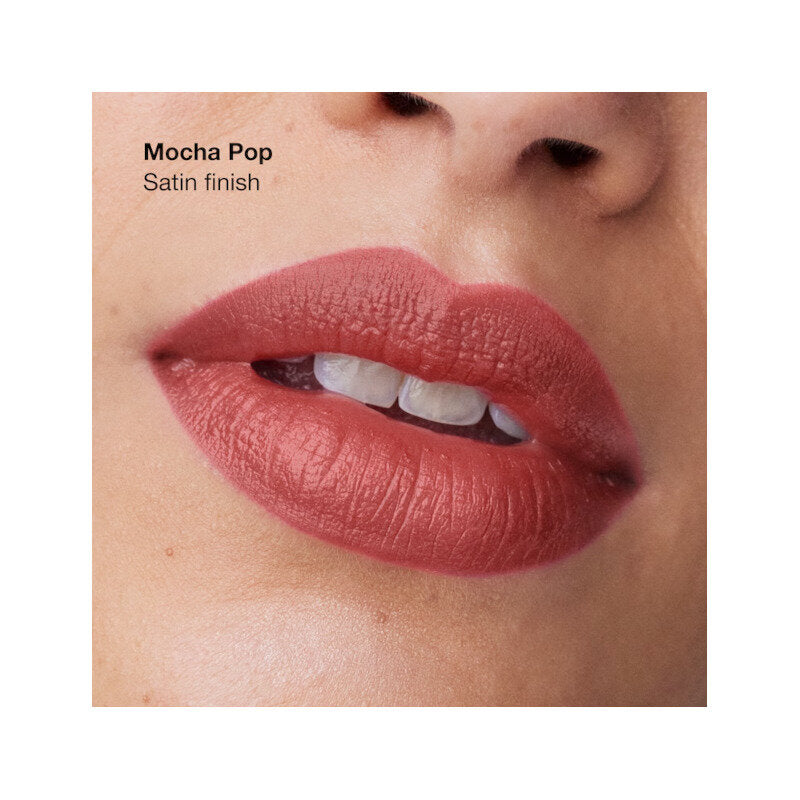 Clinique Pop Longwear Lipstick Rossetto Satin Mocha-3