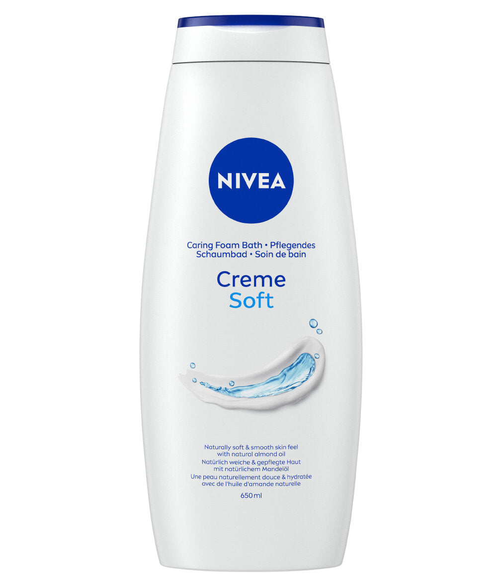 Nivea Bagnodoccia Creme Soft Bagnoschiuma Cremoso Con Olio Di Mandorla Delicato E Idratante 650ml-1