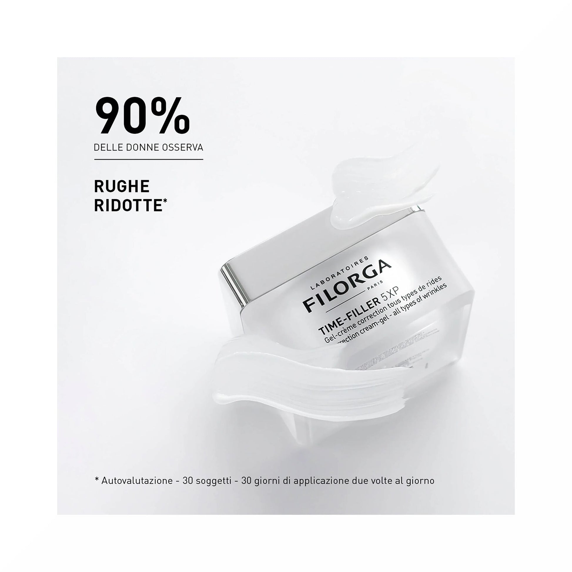 Filorga Time-Filler 5XP Crema-Gel Correttiva Per Tutti i Tipi di Rughe Viso e Collo 50ml-3