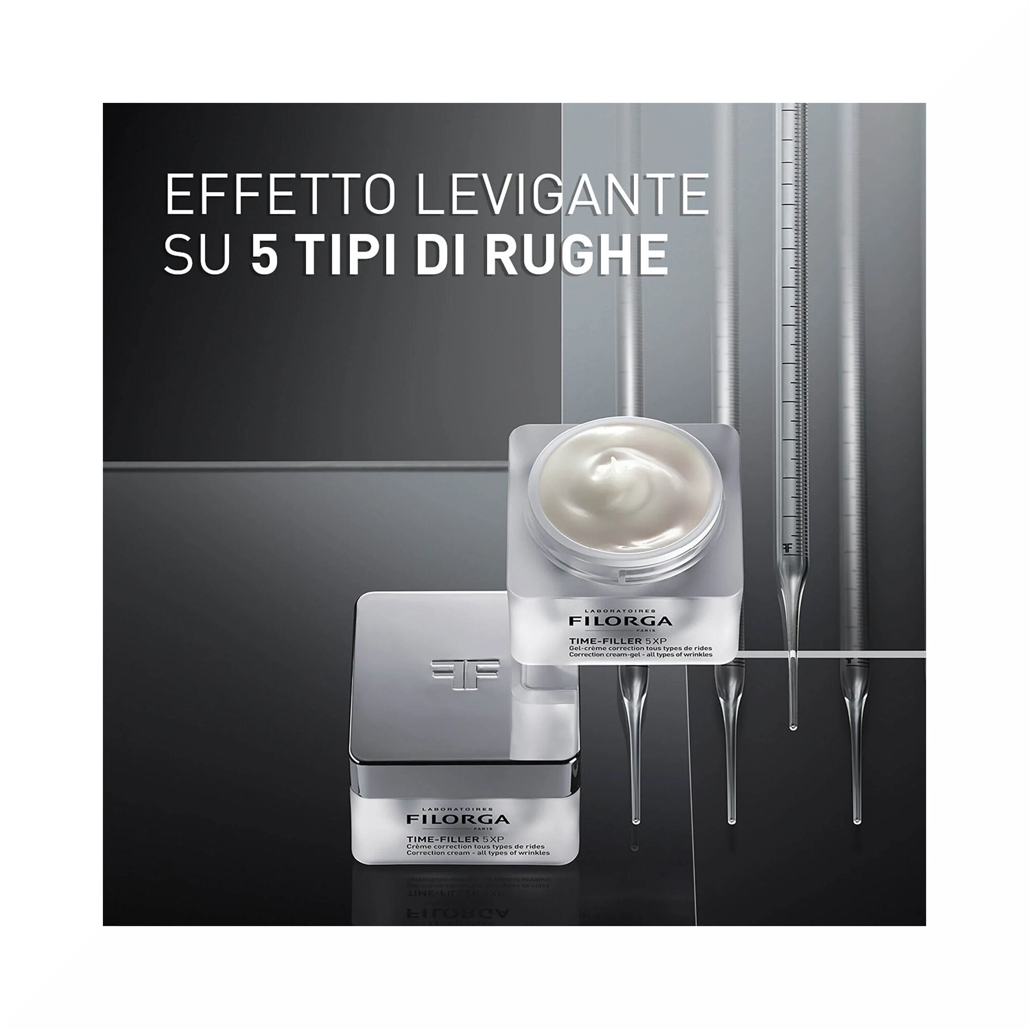 Filorga Time-Filler 5XP Crema-Gel Correttiva Per Tutti i Tipi di Rughe Viso e Collo 50ml-6
