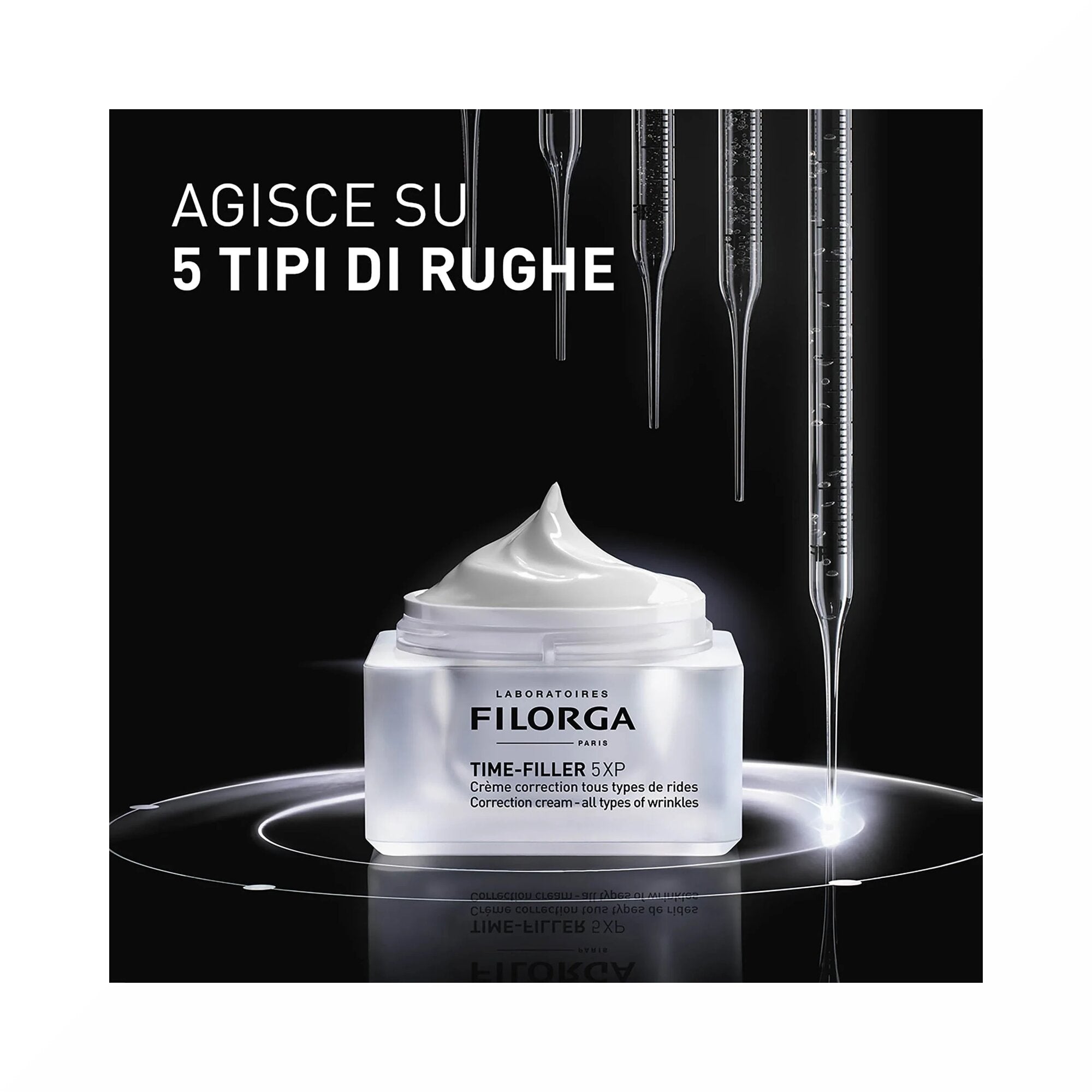 Filorga Time-Filler 5XP Crema Correttiva Per Tutti i Tipi di Rughe Viso e Collo 50ml-5