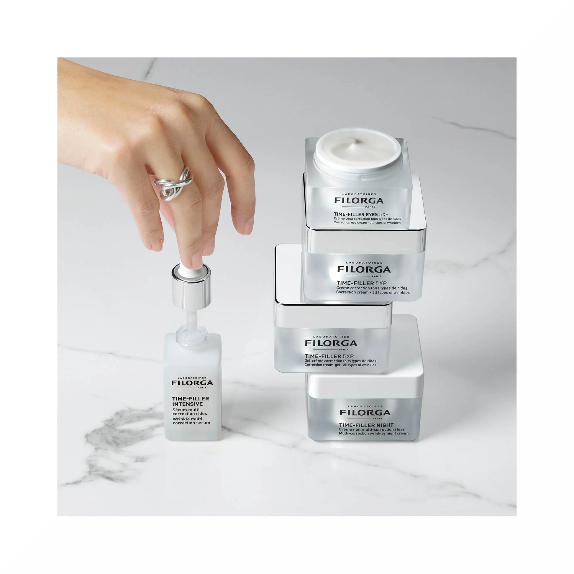 Filorga Time-Filler 5XP Crema Correttiva Per Tutti i Tipi di Rughe Viso e Collo 50ml-7