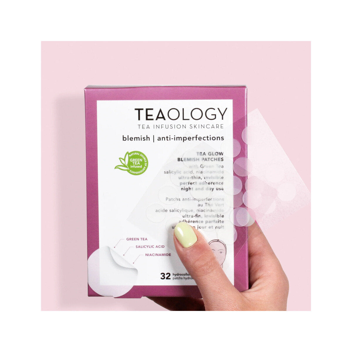 Teaology Tea Glow Patch Idrocolloidali Anti-Imperfezioni 32 Pezzi-2