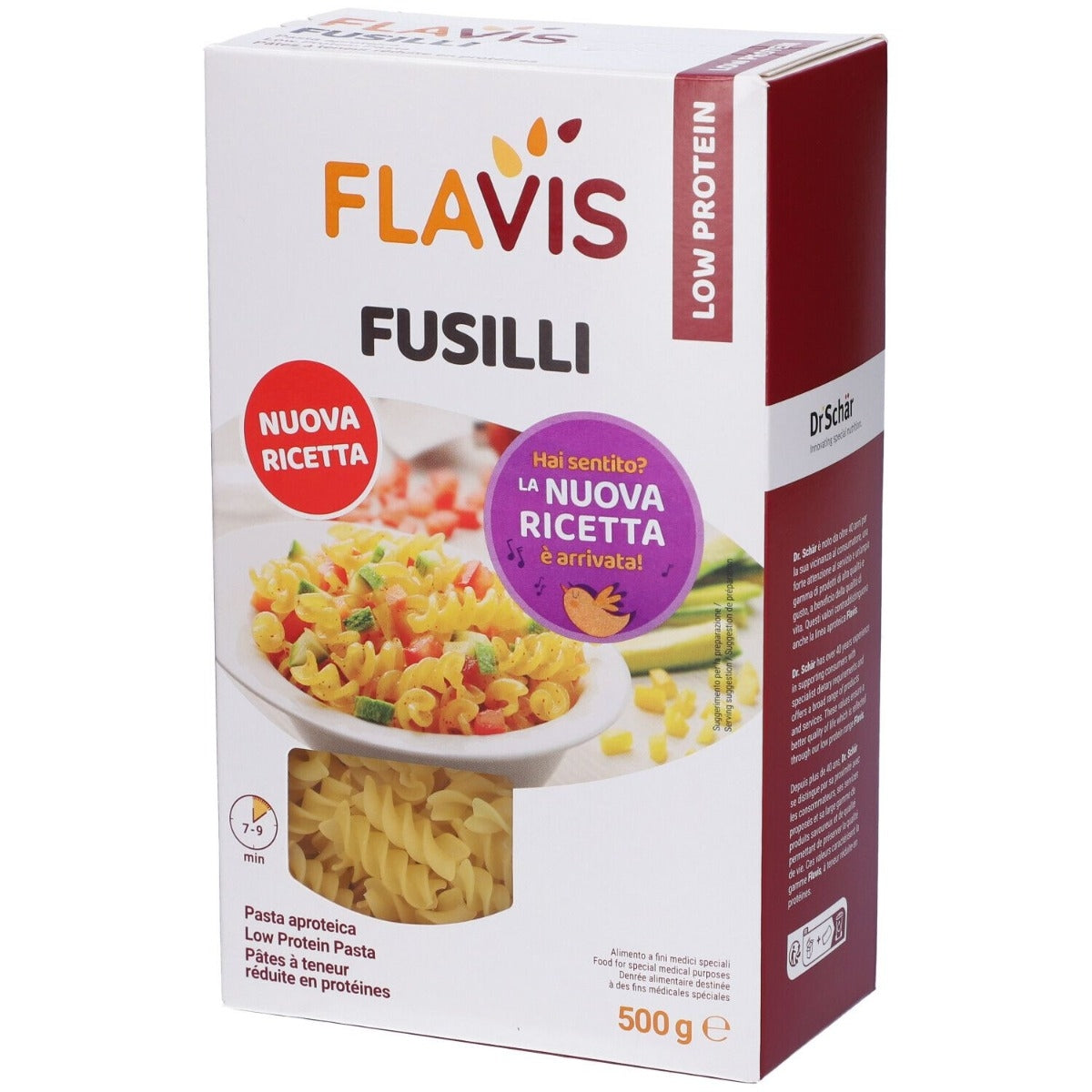 Flavis Fusilli Aproteici 500 g-1