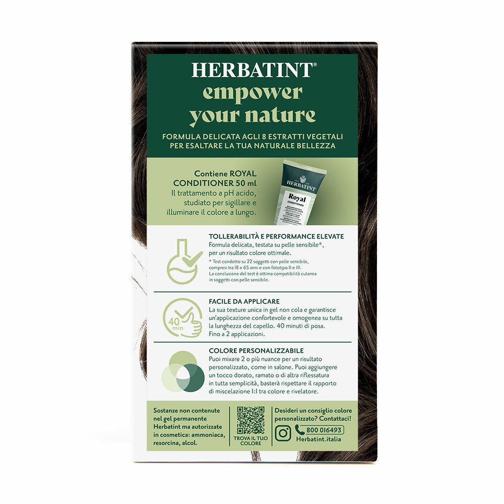 Herbatint Gel Colorante Permanente 4N Castano 170ml-3