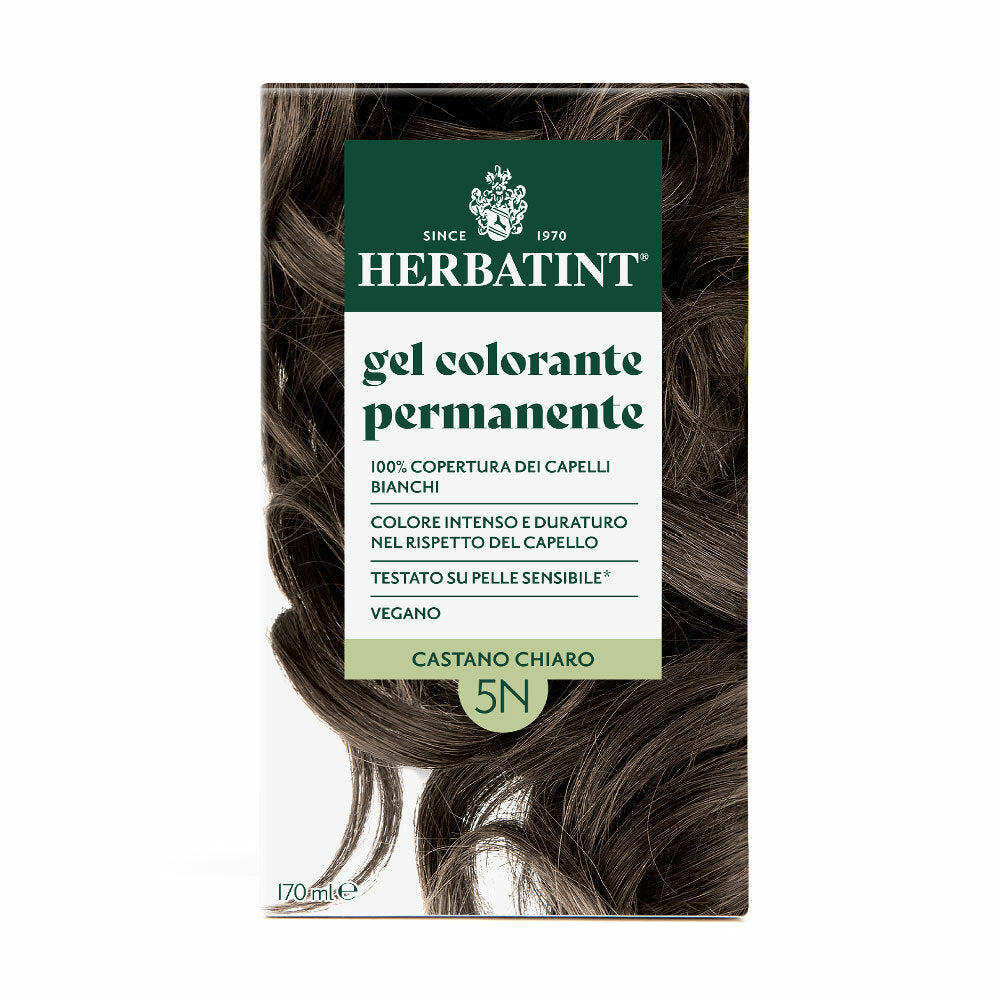 Herbatint Gel Colorante Permanente 5N Castano Chiaro 170ml-2