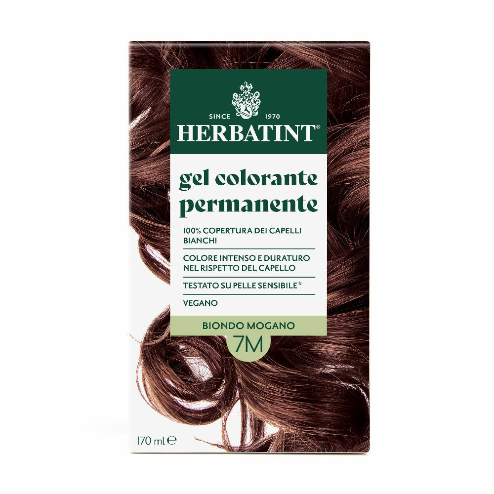 Herbatint Gel Colorante Permanente 7M Biondo Mogano 170ml-2