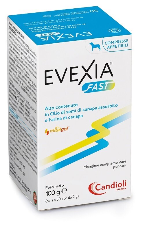Candioli Evexia Fast Mangime Complementare Per Cani 50 Compresse-1