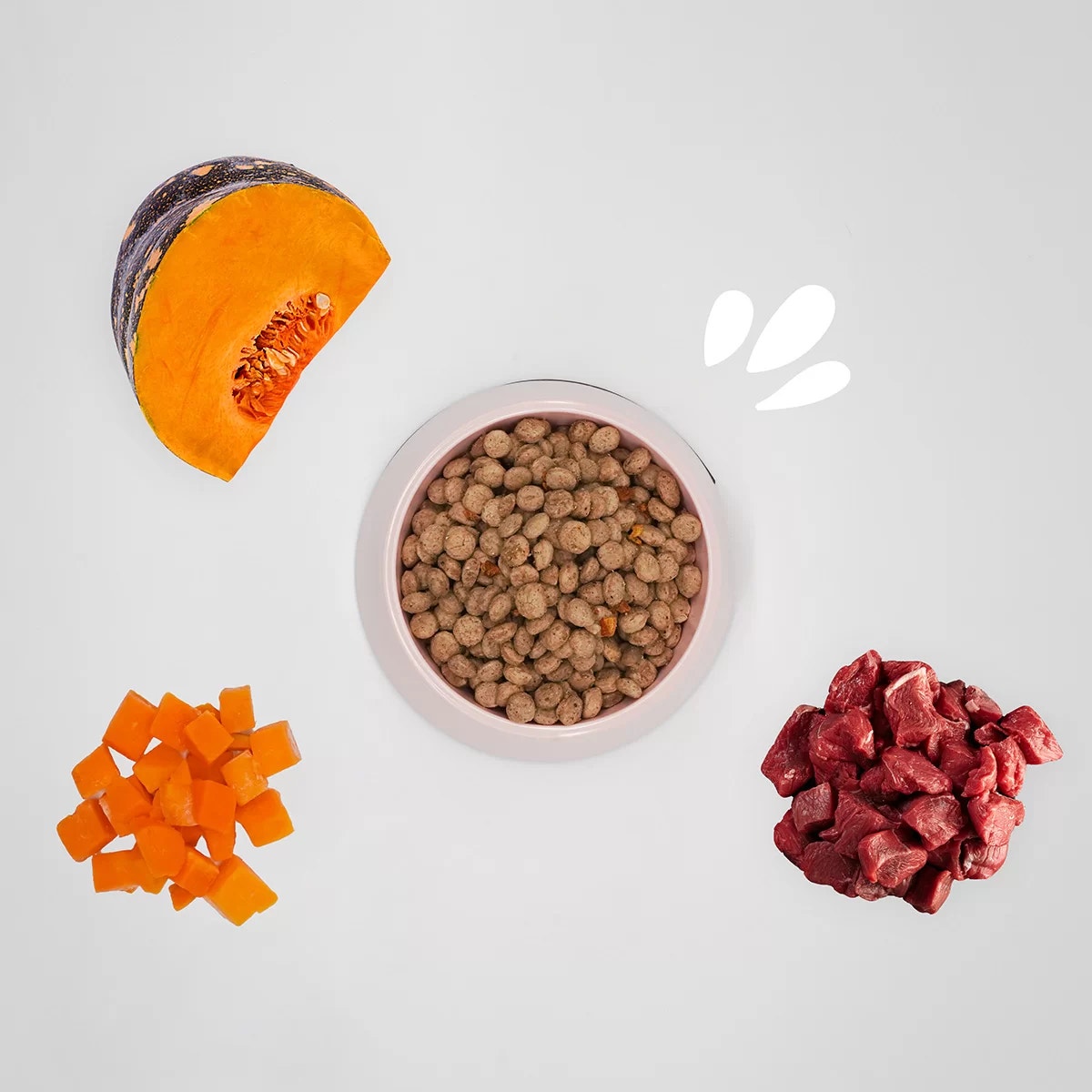 Hygge Crocchette Midi Maiale E Zucca Per Cani Di Taglia Media E Grande Sacco 5kg-1