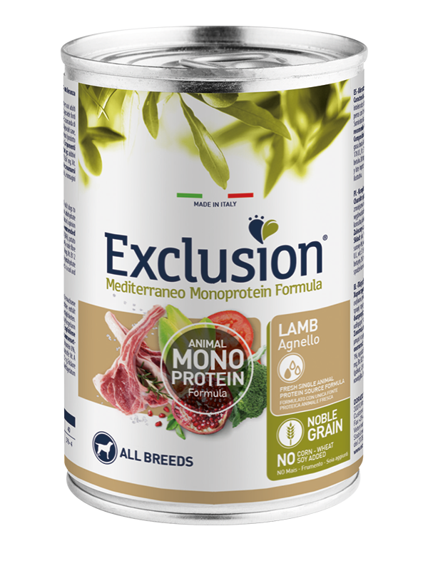 EXCLUSION M ADULT LAMB 400G-1