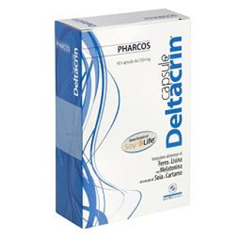 Pharcos Deltacrin benessere del capello 60 capsule da 550 mg-1