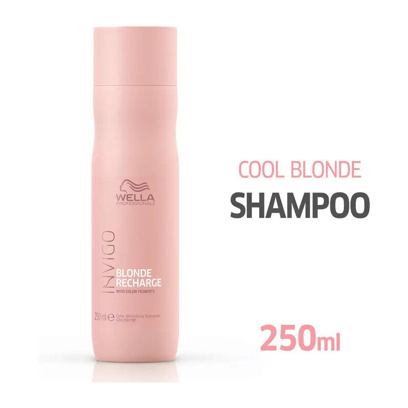 Wella Professionals Invigo Blonde Recharge Shampoo Per Biondi Freddi 250ml-1