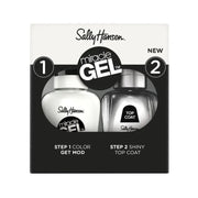 Sally Hansen Miracle Gel Duo Pack Top Coat + Smalto Colore 900 Get Mod-1