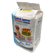 Croci Super Nappy Tappetini Igienici Al Carbone Attivo Per Cani 30 Pezzi 84x57cm-2