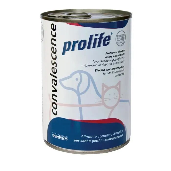 Prolife Veterinary Convalescence Cibo Umido Per Cani E Gatti In Convalescenza Lattina 200g-2