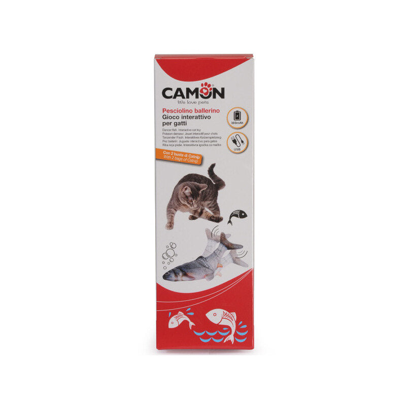 Camon Gioco Per Gatti Pesce Ballerino Ariel 1 Pezzo-1