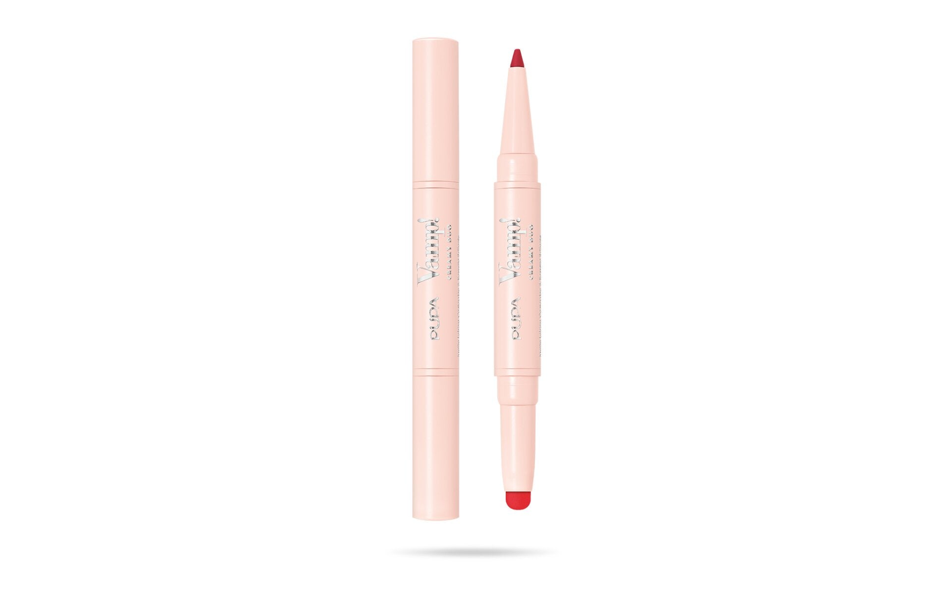 Pupa Vamp! Matita Labbra Contouring & Rossetto Brillante 010 True Red-1