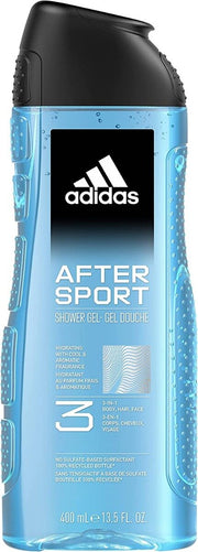 Adidas After Sport Gel Doccia Bagnoschiuma 3in1 400ml-1