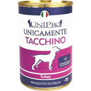 Unipro Unicamente Tacchino Cibo Umido Cani Adulti Barattolo 400g-1
