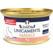 Unipro Unicamente Maiale Cibo Umido Gatti Adulti Barattolo 85g-2