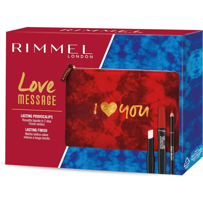 Rimmel Cofanetto Love Message Provocalips Rossetto Liquido + Matita labbra-1