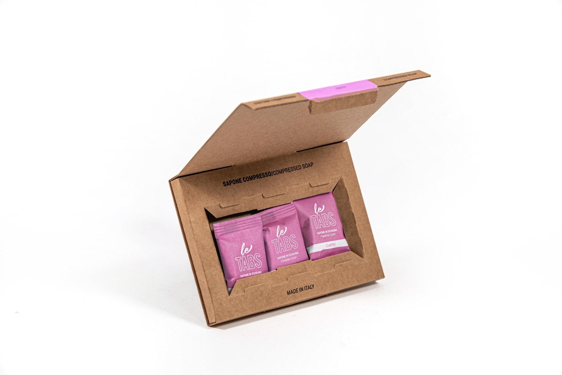 Napkin Letabs Sapone Compresso 3 Tabs Monofragranza Capri-4