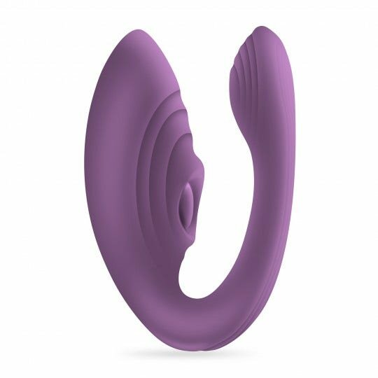 Crushious Vibratore Pleasuriser Ricaricabile con Telecomando e Lubrificante-12