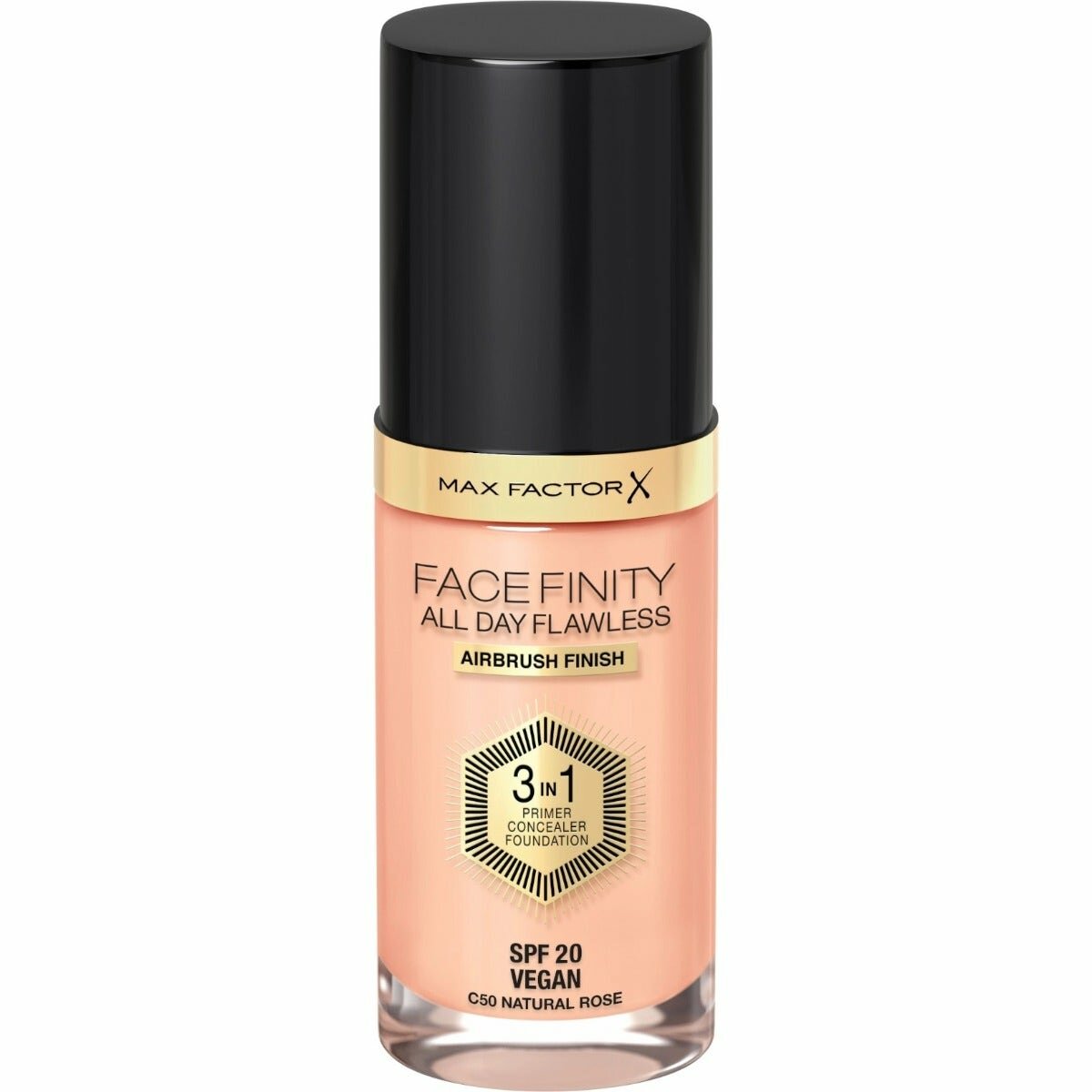 Max Factor Fondotinta Facefinity All Day Flawless 3in1 50 Natural 30ml-1