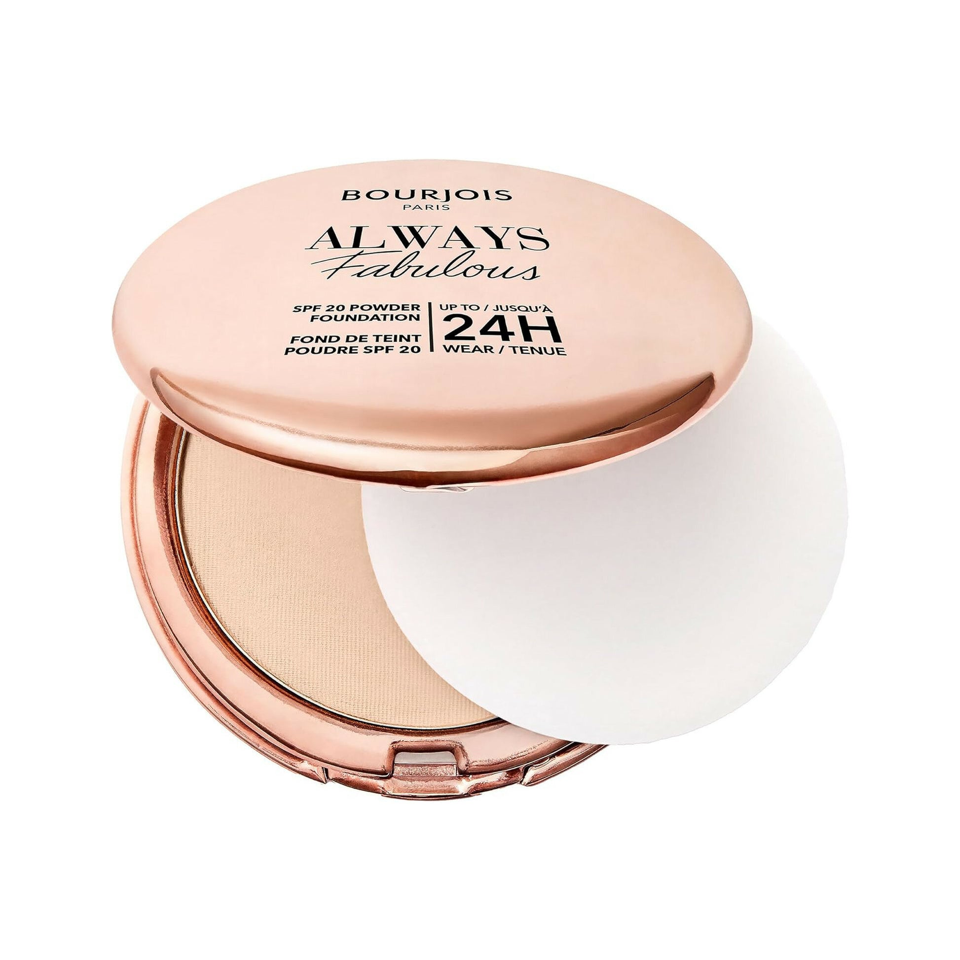 Bourjois Always Fabulous Fondotinta Compatto In Polvere 125 Ivory 7g SPF20-3