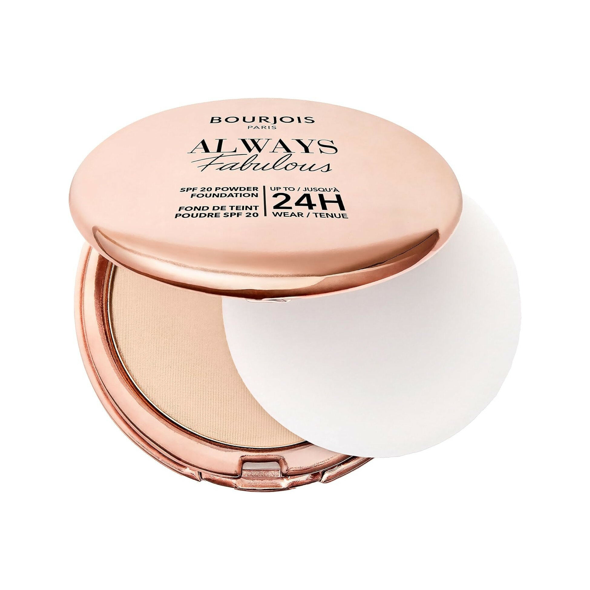 Bourjois Always Fabulous Fondotinta Compatto In Polvere 125 Ivory 7g SPF20-3