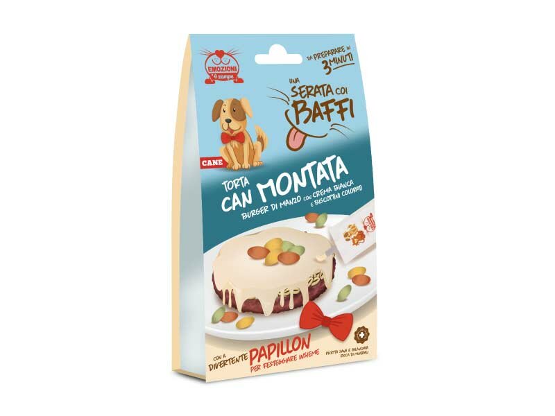 Coltivia Serata Con I Baffi Torta Can Montata Burger Di Manzo Per Cani-1